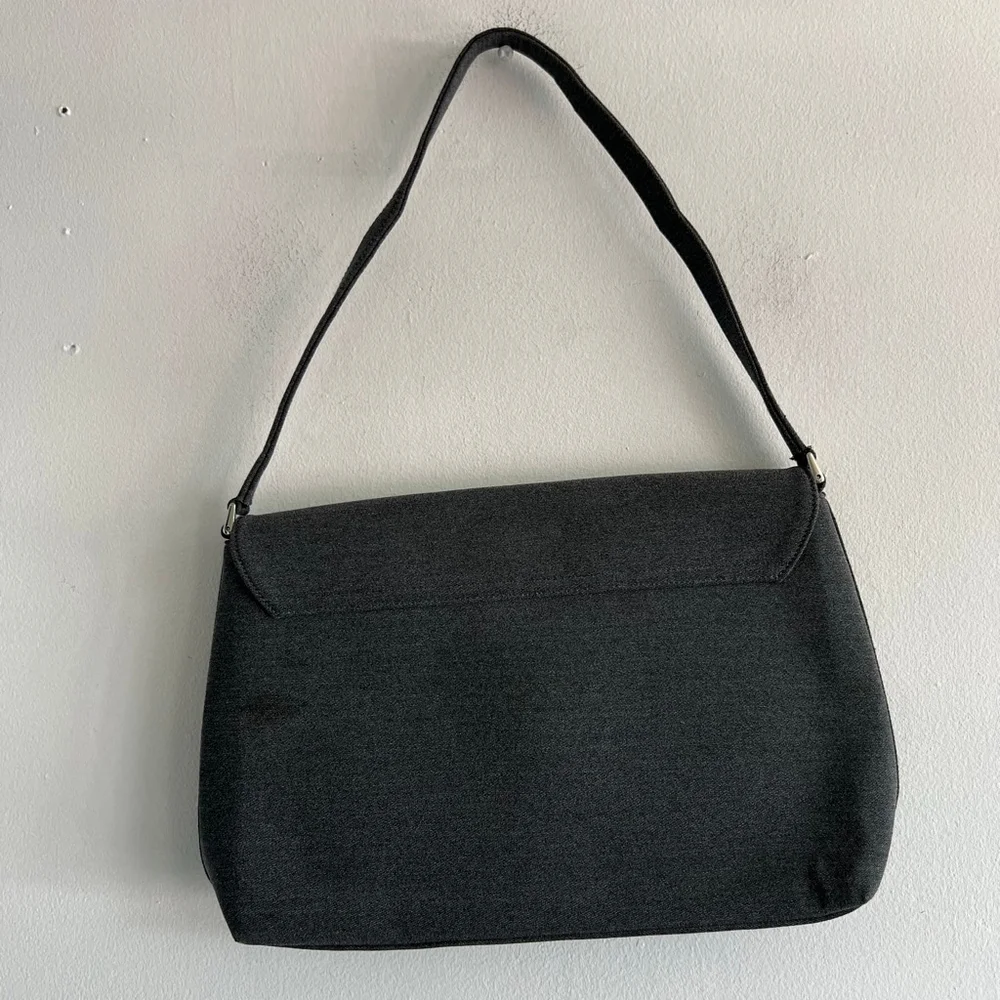 Kate Spade Gray Denim Shoulder Bag